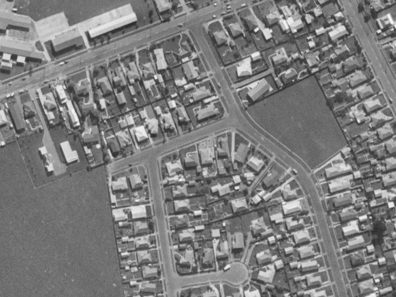 5 Northaw Street from the air, 1970-1974