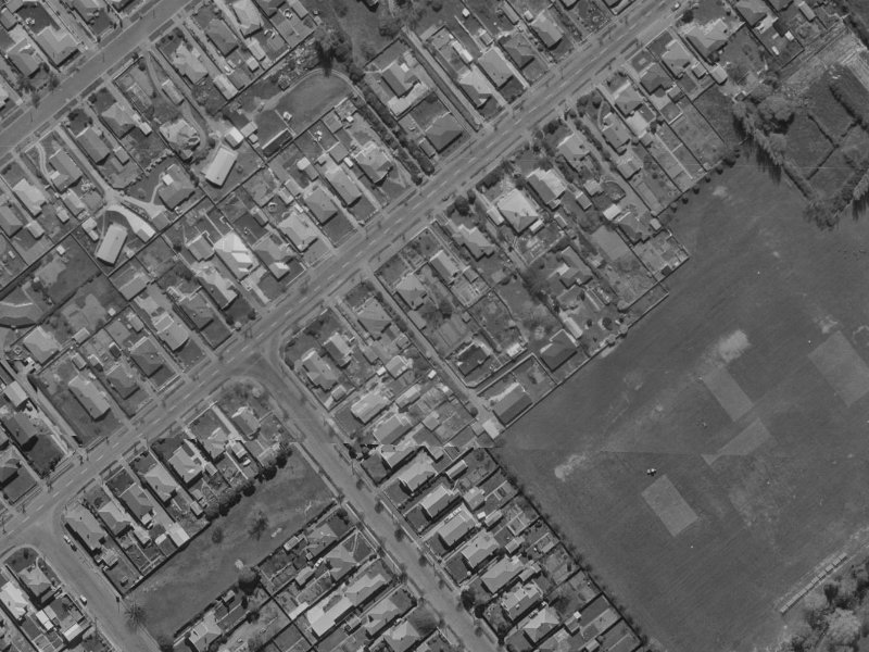 126A Rose Street from the air, 1970-1974