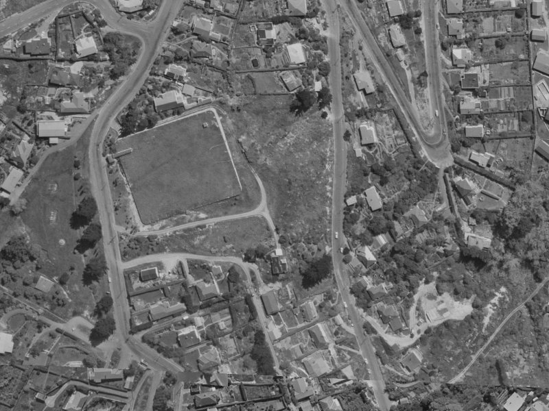 14 Millhill Lane from the air, 1970-1974