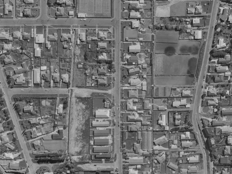 24 Hillsborough Terrace from the air, 1970-1974
