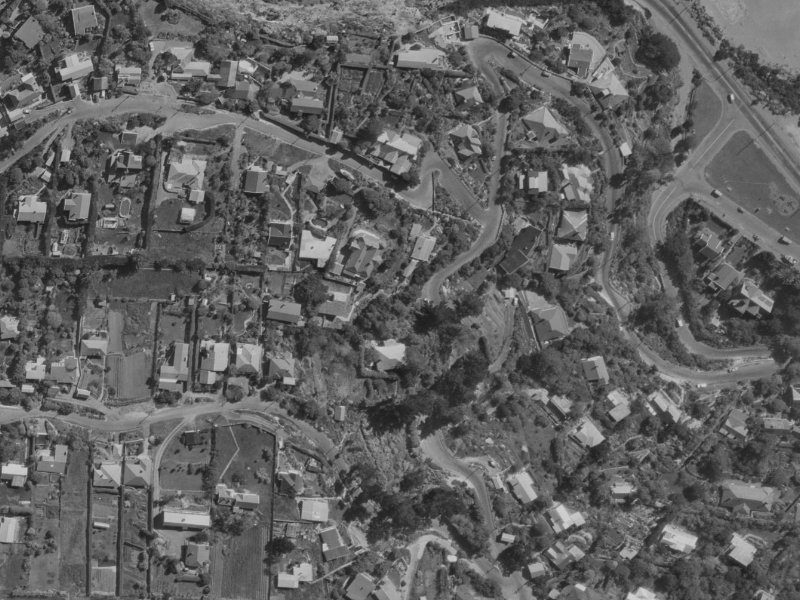 54 Clifton Terrace from the air, 1970-1974