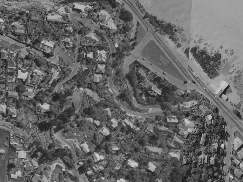27 Clifton Terrace from the air, 1970-1974
