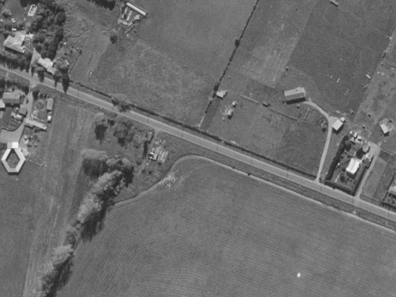 133 Dunbars Road from the air, 1970-1974