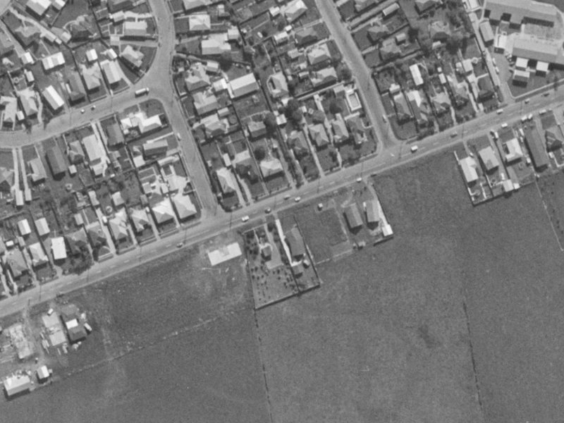 136 Sparks Road from the air, 1970-1974