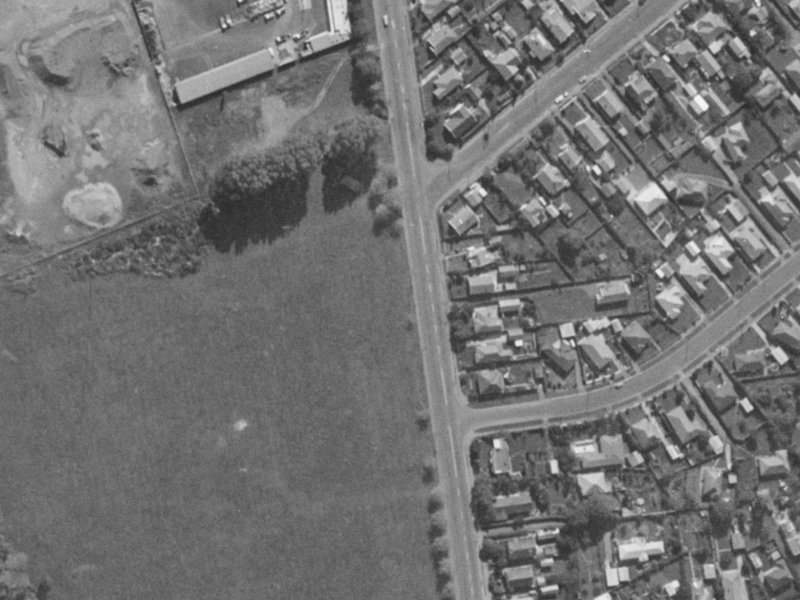 40A Lyttelton Street from the air, 1970-1974