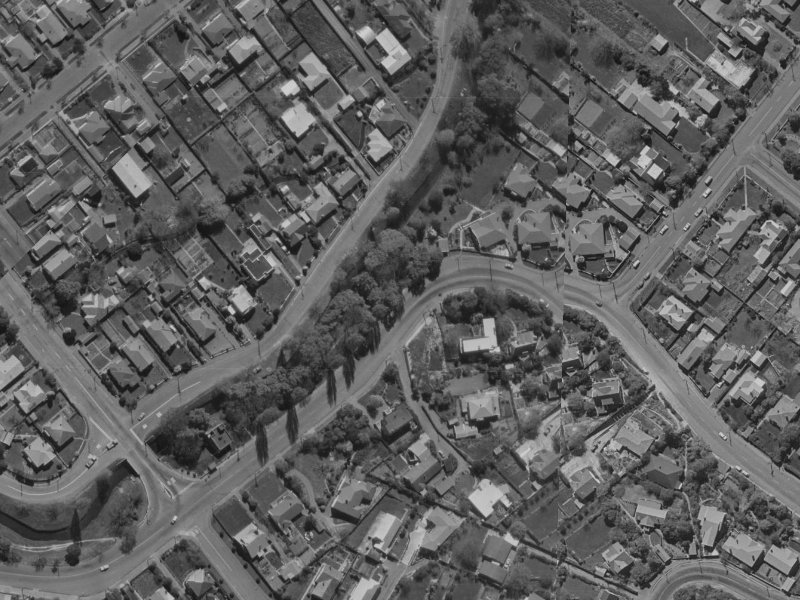 25 Cashmere Road from the air, 1970-1974