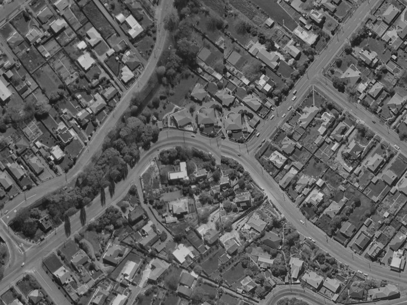 23 Cashmere Road from the air, 1970-1974