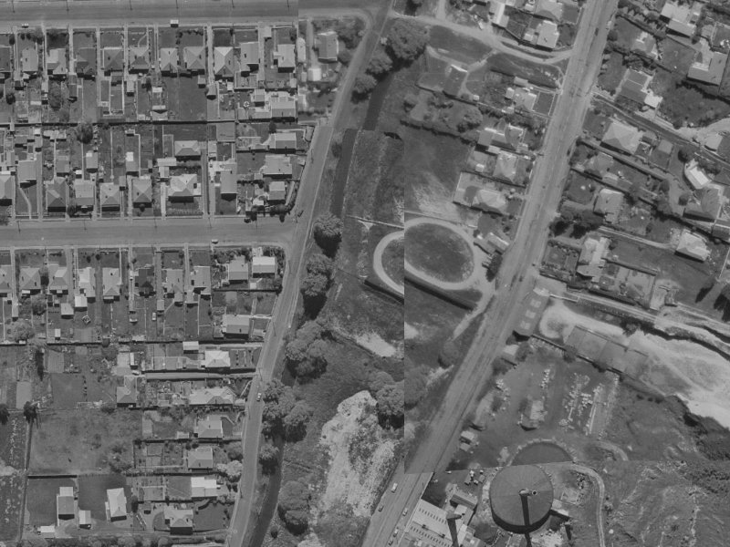 4 Palatine Terrace from the air, 1970-1974