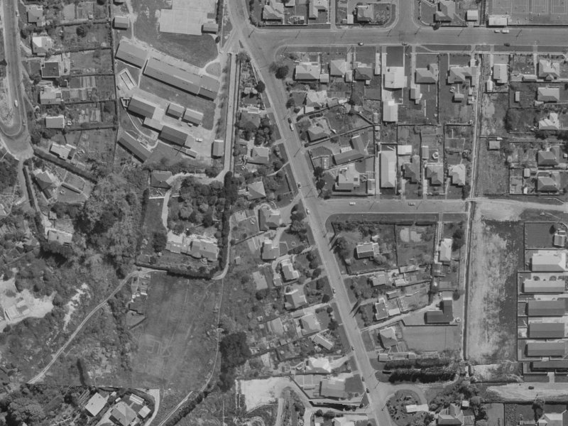 36 Albert Terrace from the air, 1970-1974