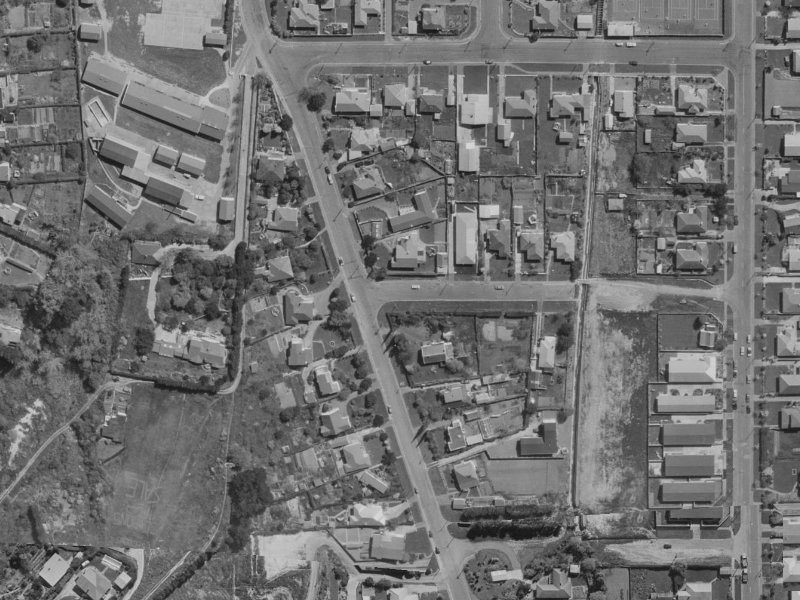 31 Albert Terrace from the air, 1970-1974