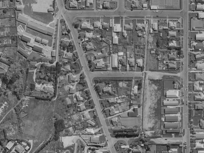 39 Albert Terrace from the air, 1970-1974