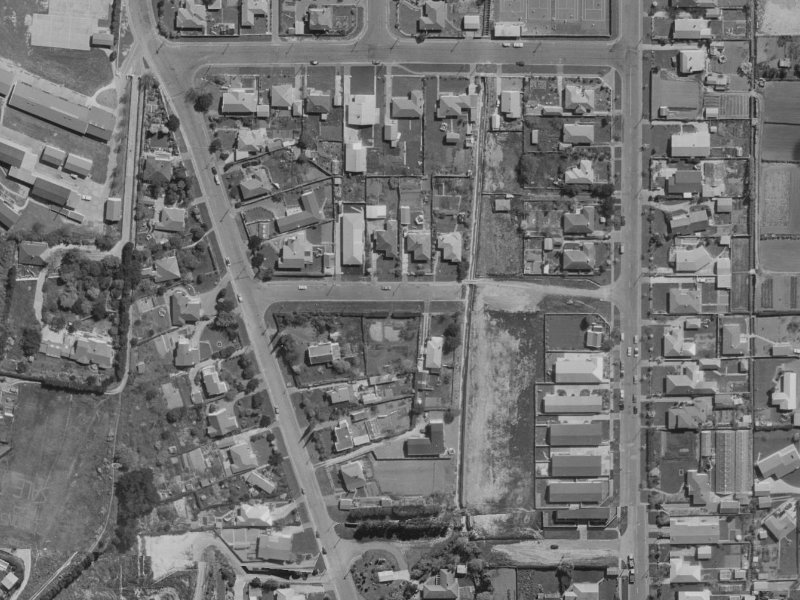 Leonard Place from the air, 1970-1974