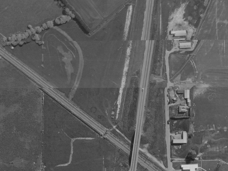 Dalziel Place from the air, 1970-1974
