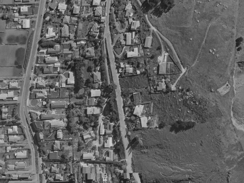 43 Rapaki Road from the air, 1970-1974