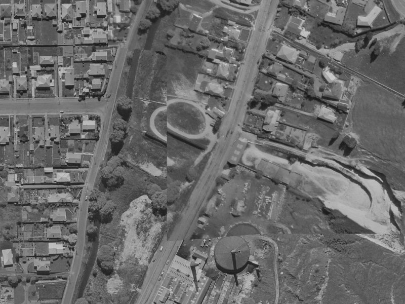 101 Centaurus Road from the air, 1970-1974
