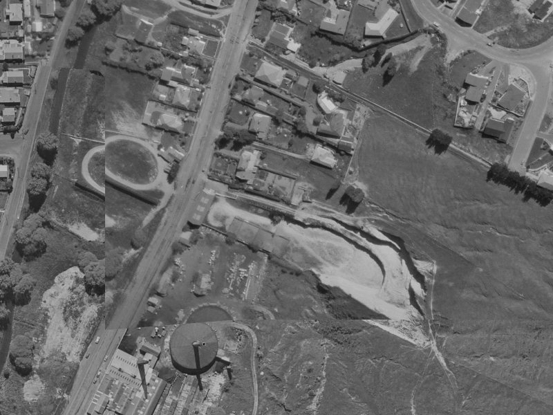 3 Sepia Lane from the air, 1970-1974