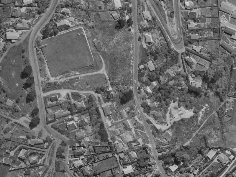 22 Millhill Lane from the air, 1970-1974