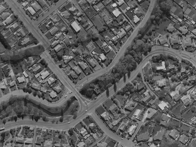223 Ashgrove Terrace from the air, 1970-1974