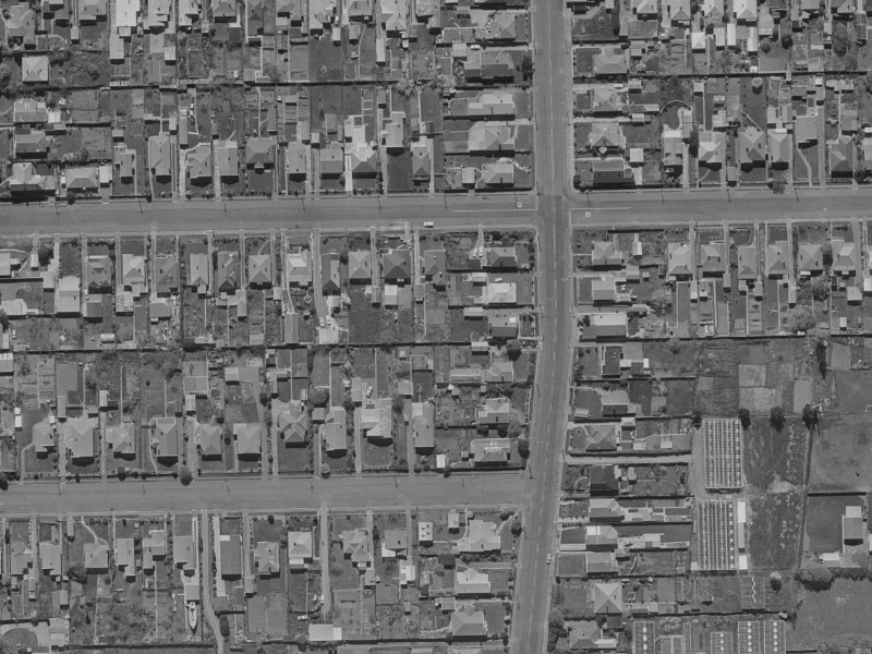 49B Riverview Street from the air, 1970-1974