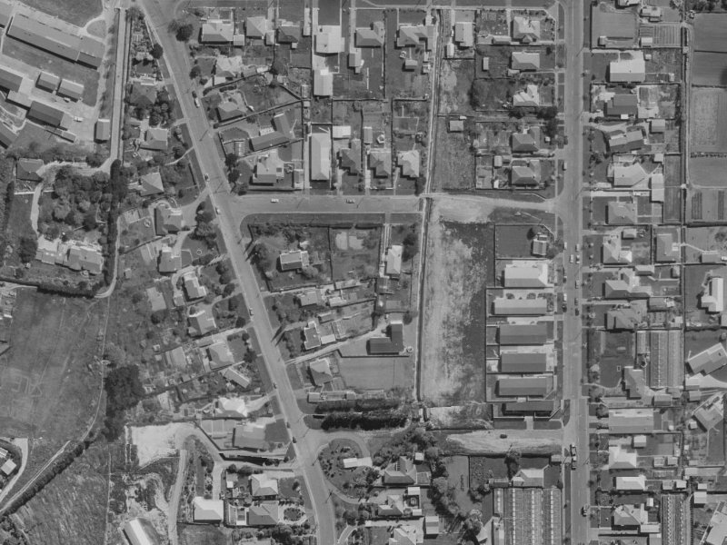 4 Leonard Place from the air, 1970-1974