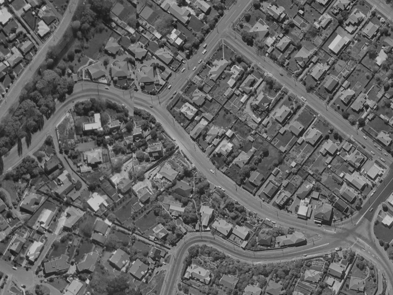 20 Cashmere Road from the air, 1970-1974