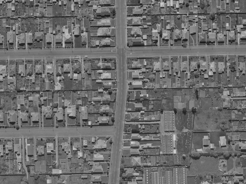 73A Birdwood Avenue from the air, 1970-1974