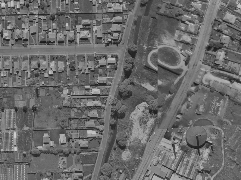 5B Palatine Terrace from the air, 1970-1974