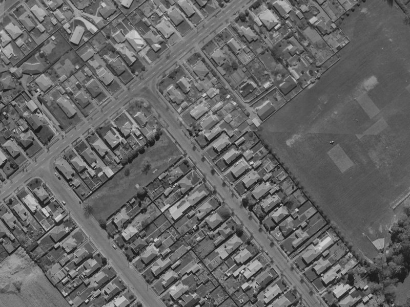 44 Fairview Street from the air, 1970-1974