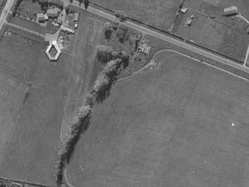3 Fuchsia Place from the air, 1970-1974