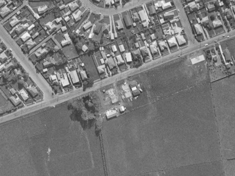 154B Sparks Road from the air, 1970-1974
