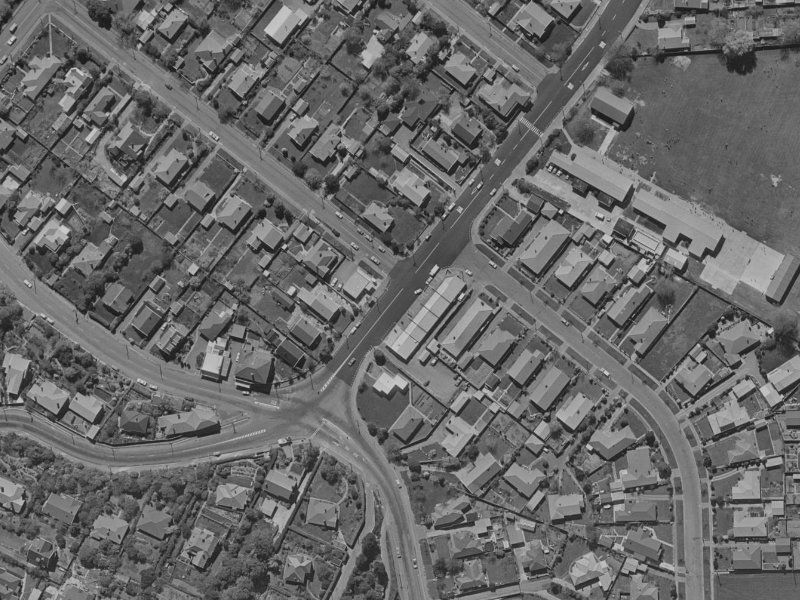 10 Colombo Street from the air, 1970-1974