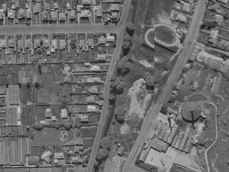 5 Palatine Terrace from the air, 1970-1974