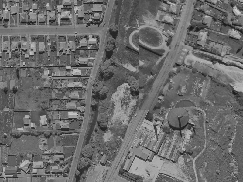 5C Palatine Terrace from the air, 1970-1974
