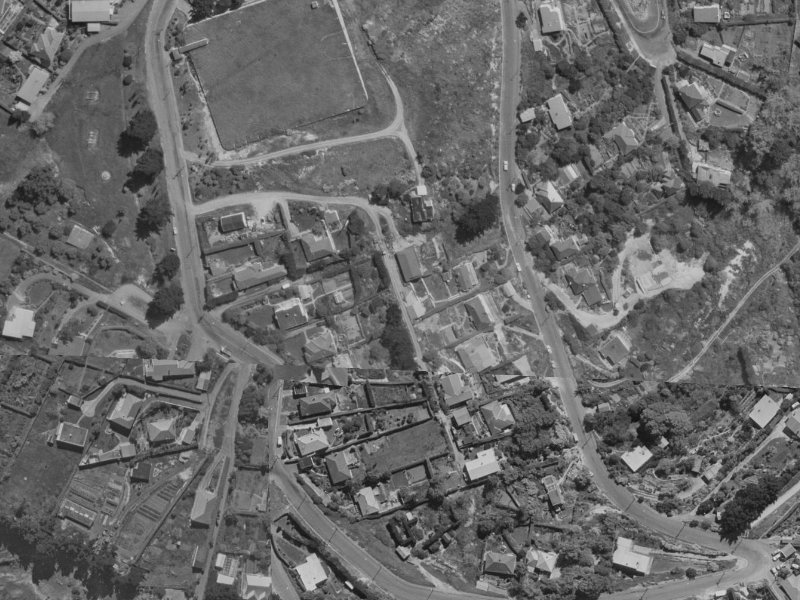 27 Millhill Lane from the air, 1970-1974