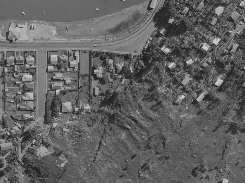 258C Main Road from the air, 1970-1974