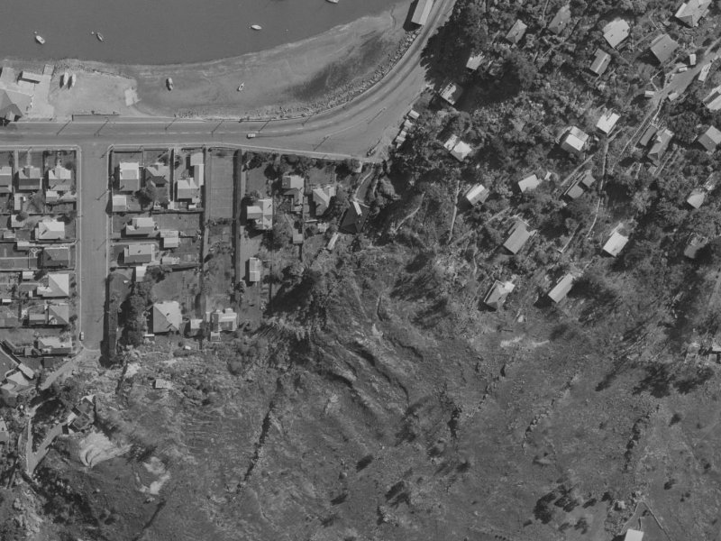 258B Main Road from the air, 1970-1974