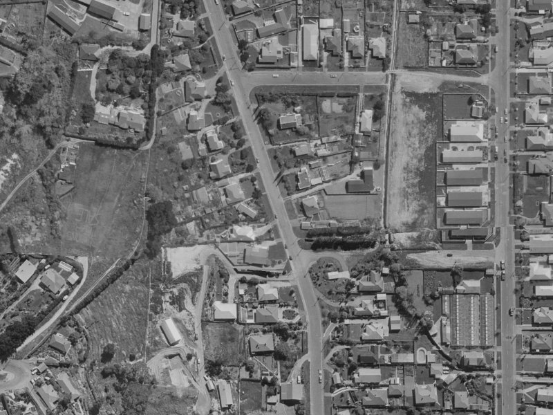 49 Albert Terrace from the air, 1970-1974