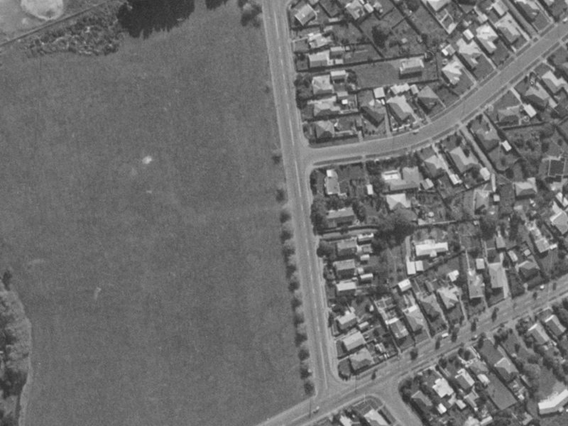 21 Lyttelton Street from the air, 1970-1974