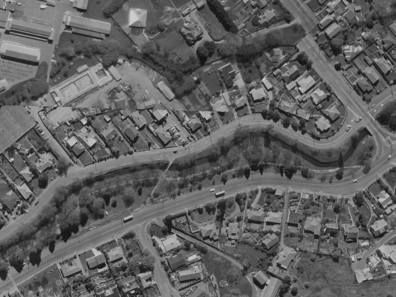 185A Ashgrove Terrace from the air, 1970-1974