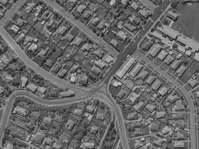 3A Colombo Street from the air, 1970-1974