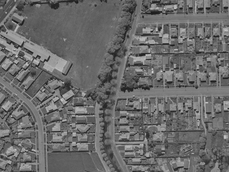 174 Waimea Terrace from the air, 1970-1974