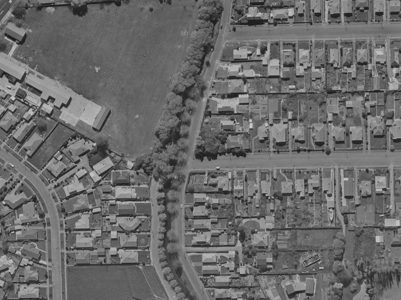 171 Waimea Terrace from the air, 1970-1974