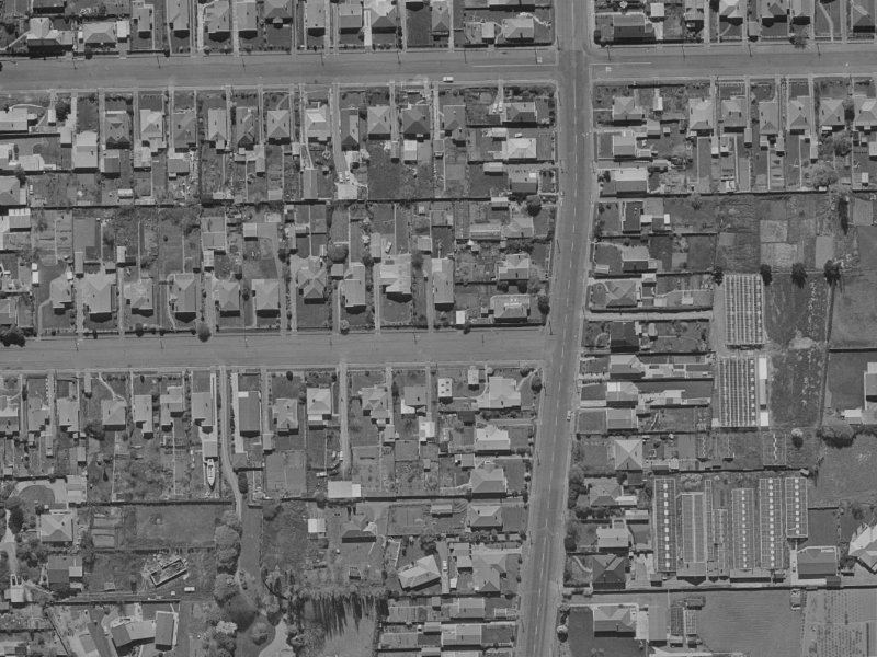 49A Riverview Street from the air, 1970-1974