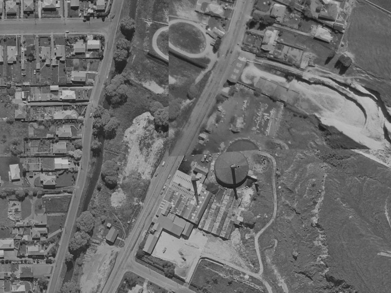 102 Centaurus Road from the air, 1970-1974