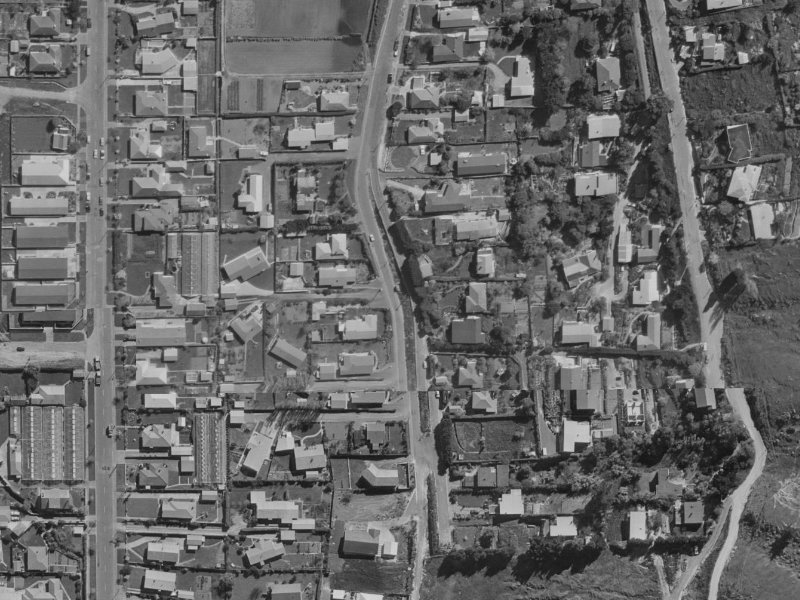 90 Vernon Terrace from the air, 1970-1974