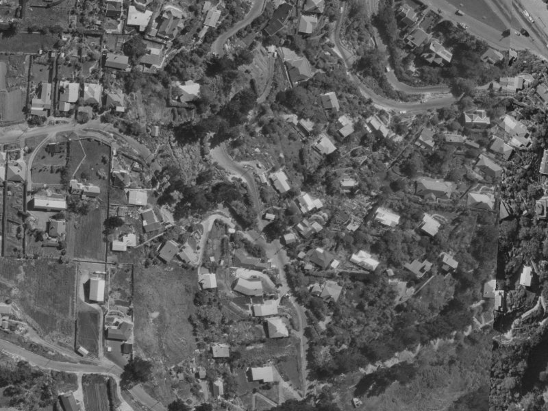 65A Clifton Terrace from the air, 1970-1974