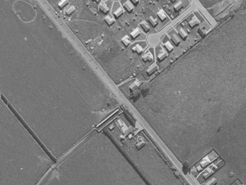 186 Hendersons Road from the air, 1970-1974