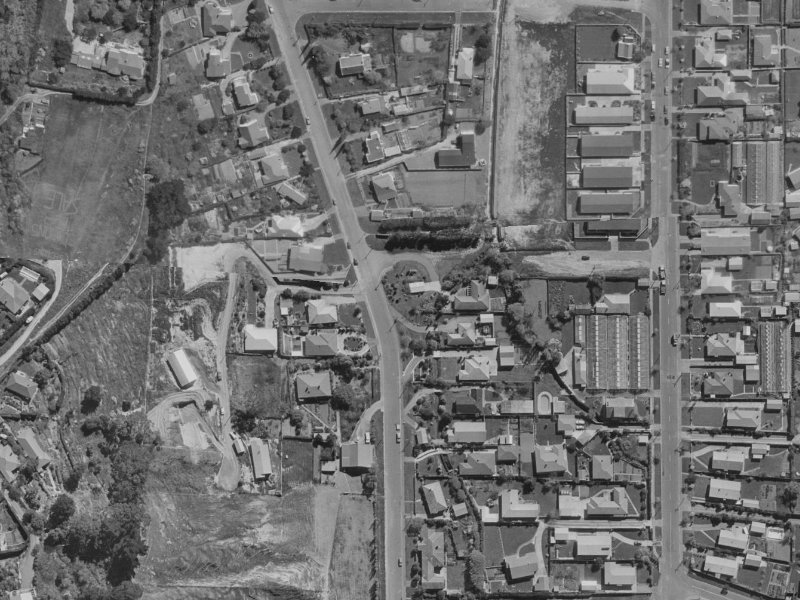 51 Albert Terrace from the air, 1970-1974