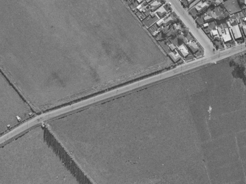 170–176 Sparks Road from the air, 1970-1974