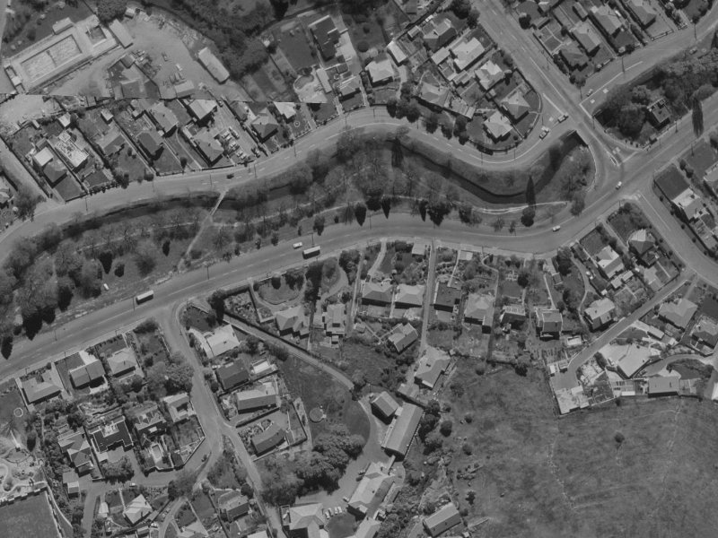 57B Cashmere Road from the air, 1970-1974